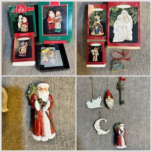 Vintage‎ Dated Hallmark Keepsake Ornaments and Various Christmas- Willits, HMK